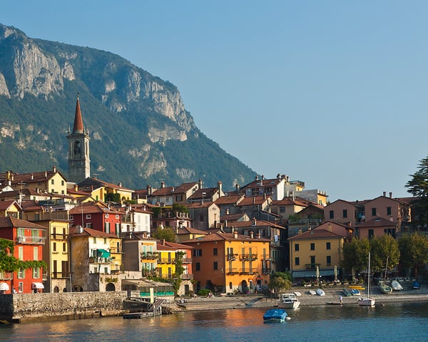 landscape varenna lake como