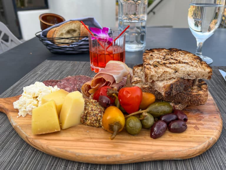Adero Scottsdale Resort Charcuterie board at Cielo Restaurant
