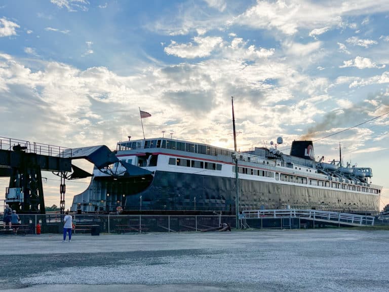 Fun things on SS Badger in Port of Ludington