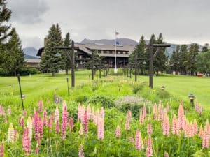 Glacier Park Lodge in East Glacier, Montana