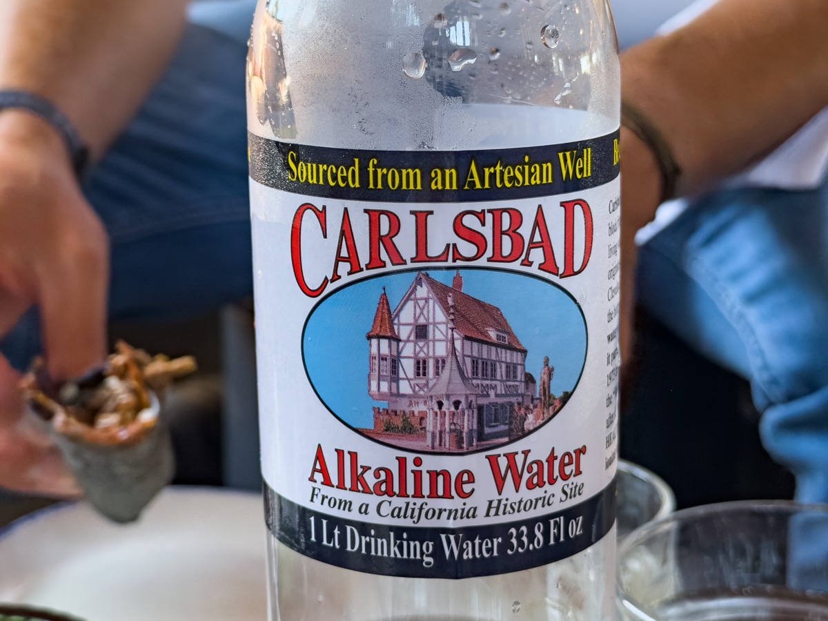 Carlsbad alkaline water bottle