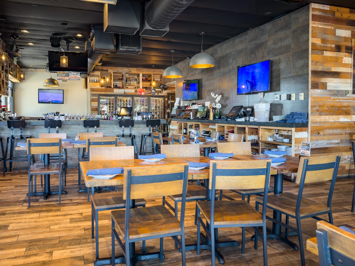 Interior dining room at Cicciotti's