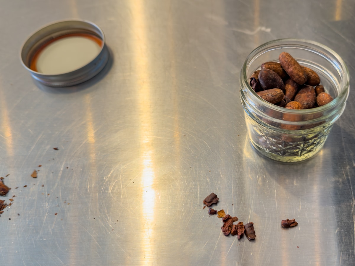 Chocolate demonstration at Seahorse Chocolate