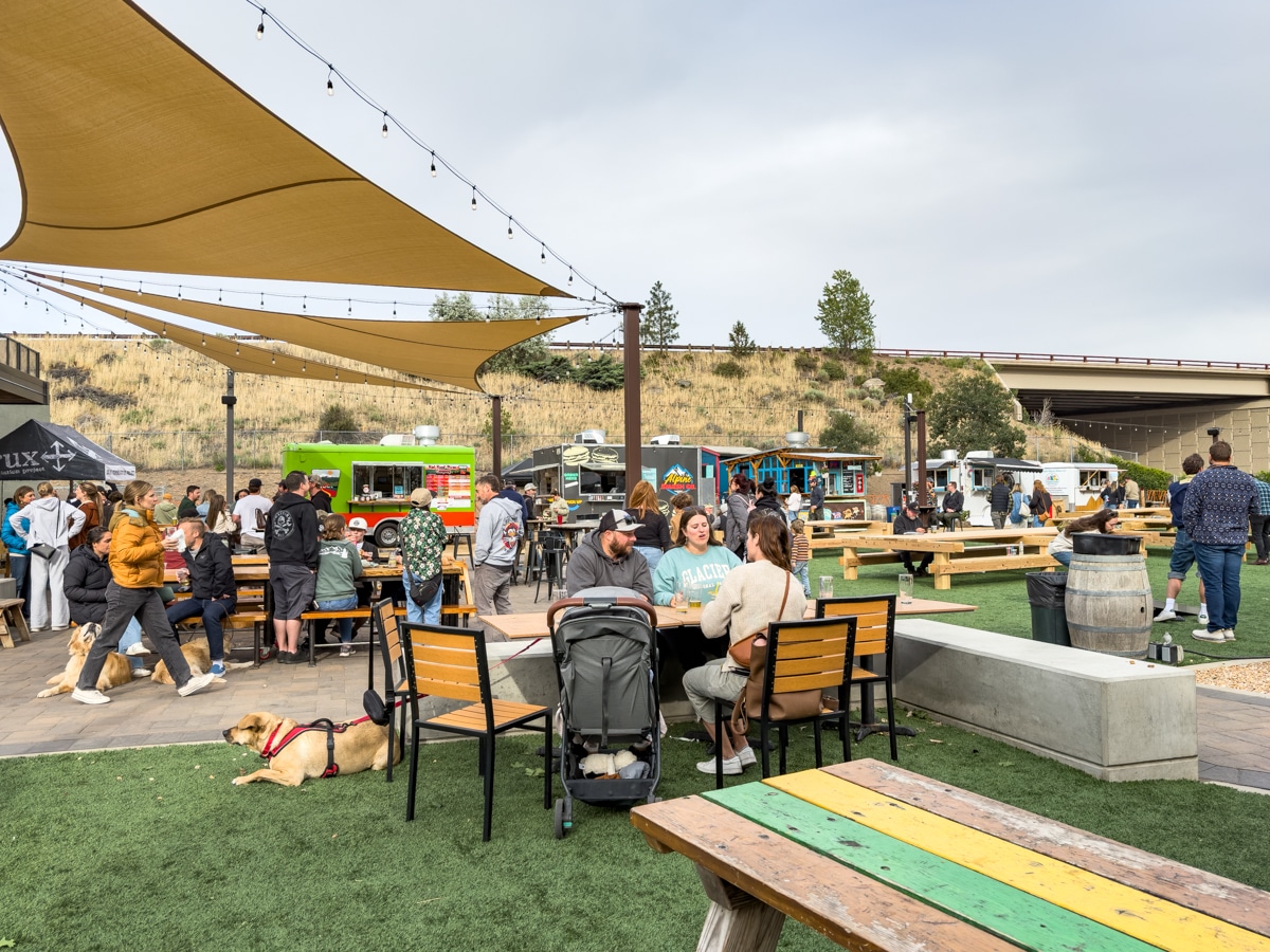 Dogs and children are welcome at Crux Fermentation Project