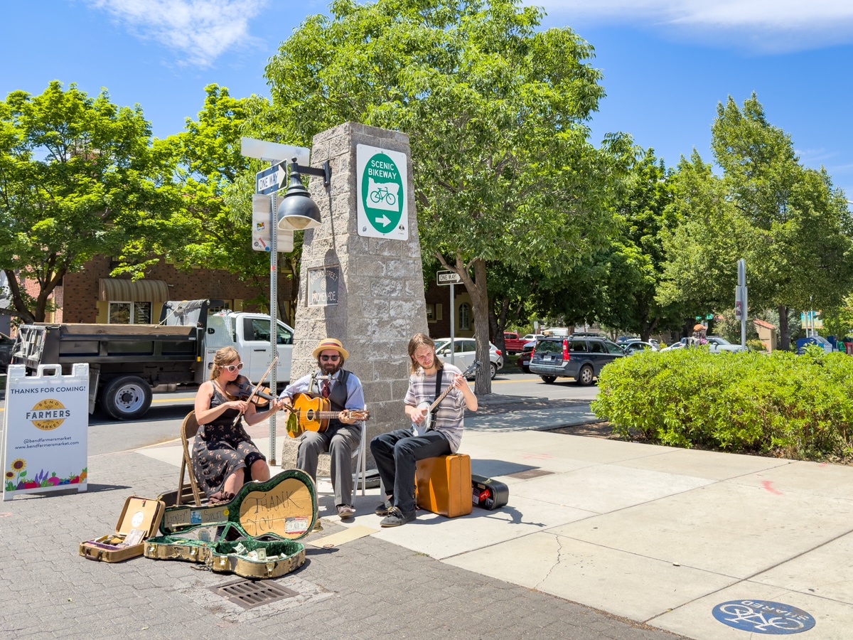 Brooks Street Promenade and the Farmers Market